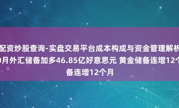 配资炒股查询-实盘交易平台成本构成与资金管理解析 10月外汇储备加多46.85亿好意思元 黄金储备连增12个月