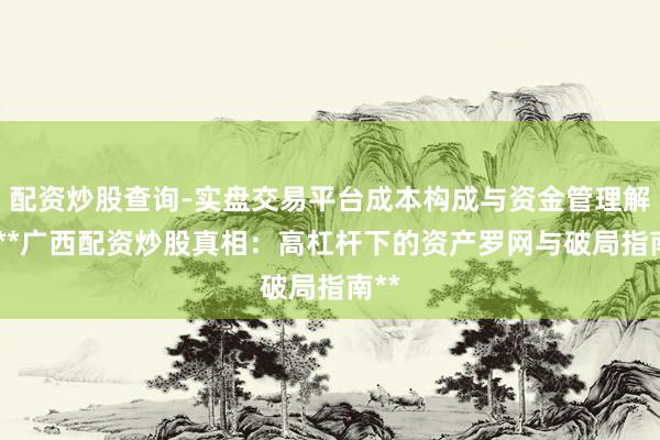 配资炒股查询-实盘交易平台成本构成与资金管理解析 **广西配资炒股真相：高杠杆下的资产罗网与破局指南**
